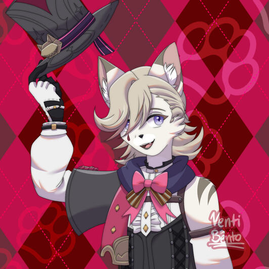 Lyney the Cat-gician!